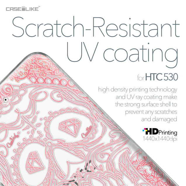 HTC Desire 530 case Art of Skull 2525 with UV-Coating Scratch-Resistant Case | CASEiLIKE.com