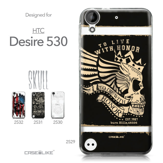 HTC Desire 530 case Art of Skull 2529 Collection | CASEiLIKE.com