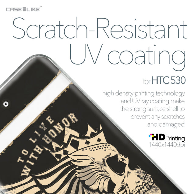 HTC Desire 530 case Art of Skull 2529 with UV-Coating Scratch-Resistant Case | CASEiLIKE.com