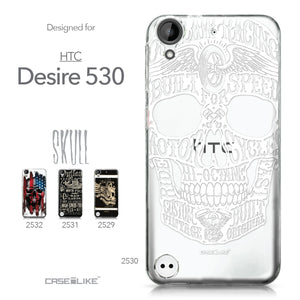 HTC Desire 530 case Art of Skull 2530 Collection | CASEiLIKE.com