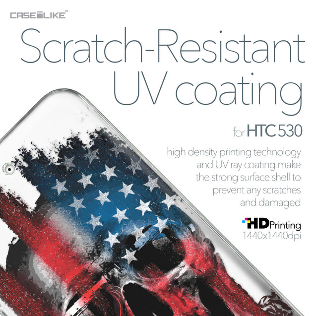 HTC Desire 530 case Art of Skull 2532 with UV-Coating Scratch-Resistant Case | CASEiLIKE.com