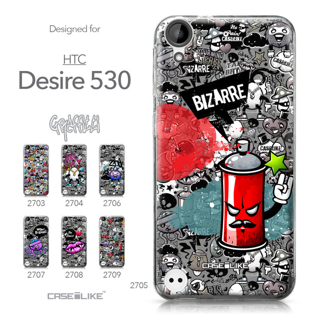 HTC Desire 530 case Graffiti 2705 Collection | CASEiLIKE.com