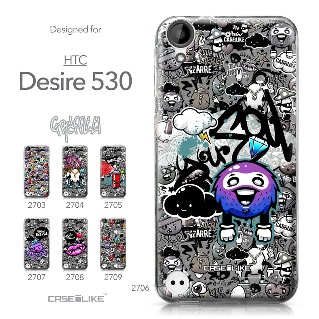 HTC Desire 530 case Graffiti 2706 Collection | CASEiLIKE.com