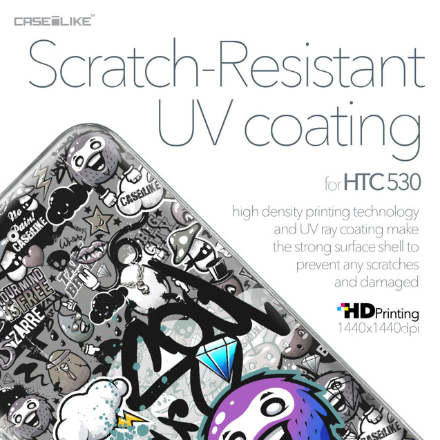 HTC Desire 530 case Graffiti 2706 with UV-Coating Scratch-Resistant Case | CASEiLIKE.com