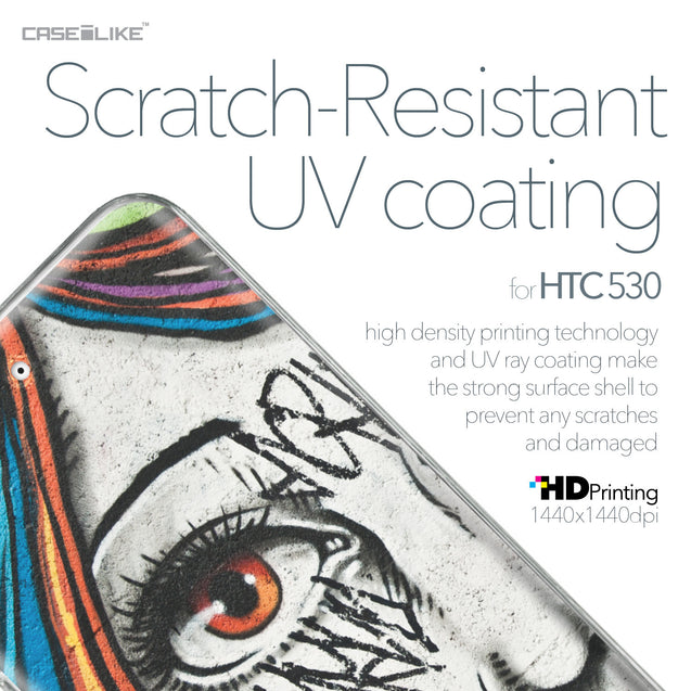 HTC Desire 530 case Graffiti Girl 2724 with UV-Coating Scratch-Resistant Case | CASEiLIKE.com