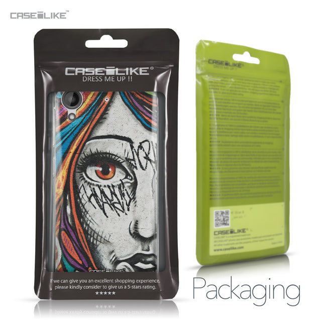 HTC Desire 530 case Graffiti Girl 2724 Retail Packaging | CASEiLIKE.com