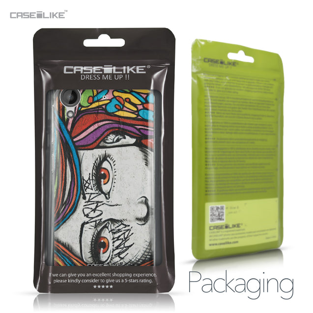 HTC Desire 530 case Graffiti Girl 2725 Retail Packaging | CASEiLIKE.com