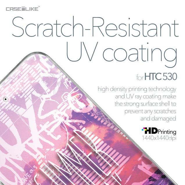HTC Desire 530 case Graffiti 2727 with UV-Coating Scratch-Resistant Case | CASEiLIKE.com