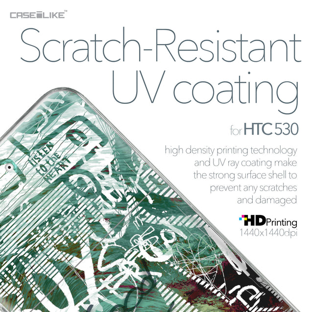 HTC Desire 530 case Graffiti 2728 with UV-Coating Scratch-Resistant Case | CASEiLIKE.com