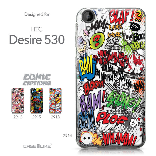 HTC Desire 530 case Comic Captions 2914 Collection | CASEiLIKE.com