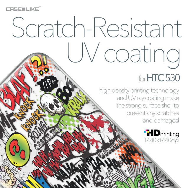 HTC Desire 530 case Comic Captions 2914 with UV-Coating Scratch-Resistant Case | CASEiLIKE.com