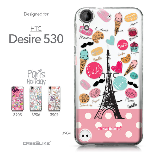 HTC Desire 530 case Paris Holiday 3904 Collection | CASEiLIKE.com