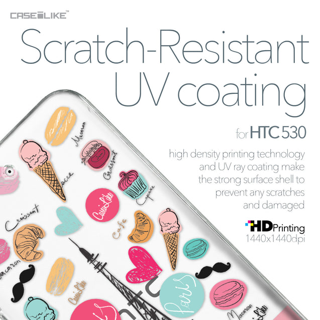 HTC Desire 530 case Paris Holiday 3904 with UV-Coating Scratch-Resistant Case | CASEiLIKE.com