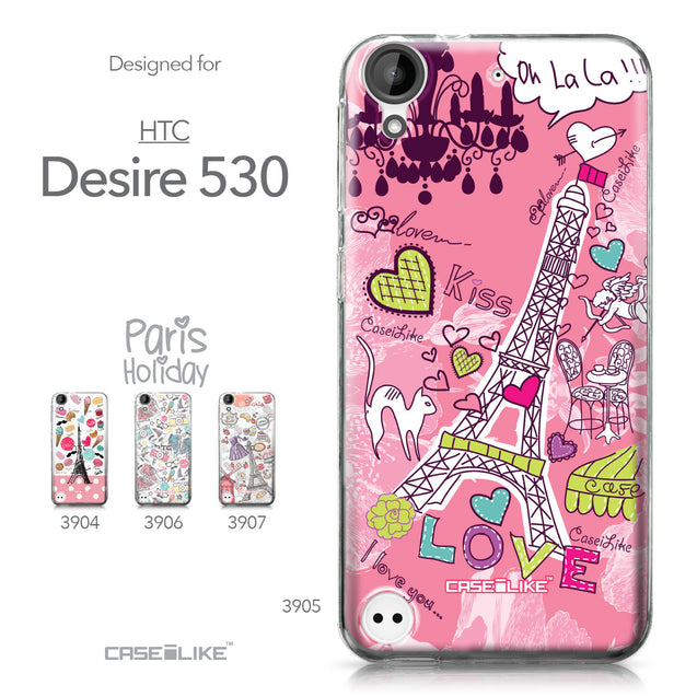 HTC Desire 530 case Paris Holiday 3905 Collection | CASEiLIKE.com