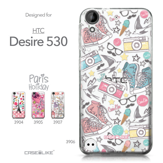 HTC Desire 530 case Paris Holiday 3906 Collection | CASEiLIKE.com
