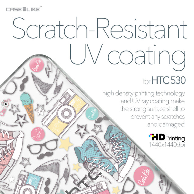 HTC Desire 530 case Paris Holiday 3906 with UV-Coating Scratch-Resistant Case | CASEiLIKE.com