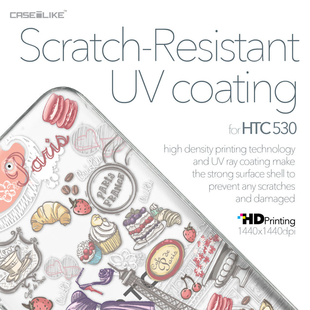 HTC Desire 530 case Paris Holiday 3907 with UV-Coating Scratch-Resistant Case | CASEiLIKE.com