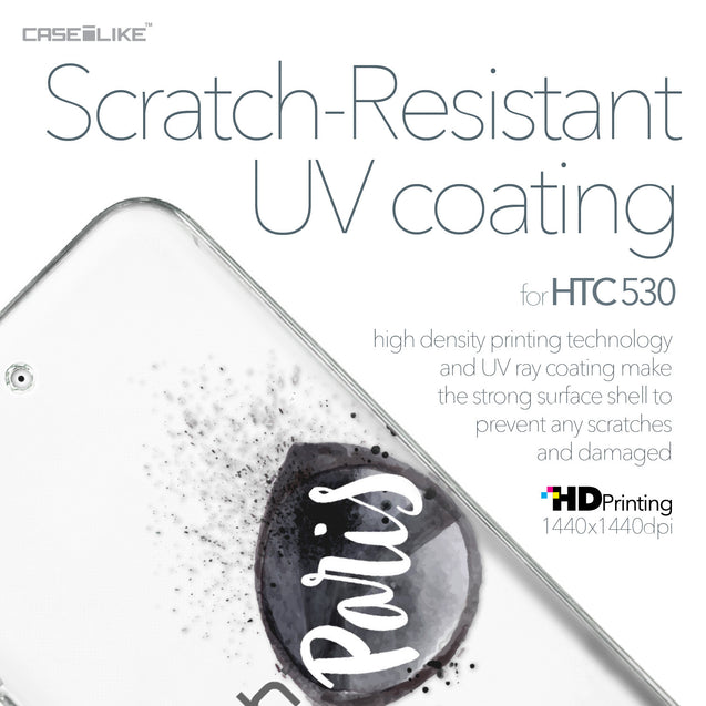 HTC Desire 530 case Paris Holiday 3911 with UV-Coating Scratch-Resistant Case | CASEiLIKE.com