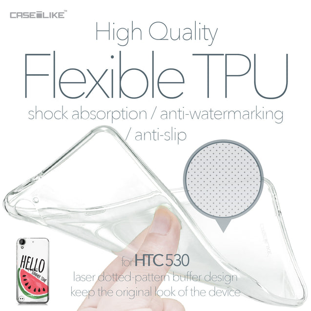 HTC Desire 530 case Water Melon 4821 Soft Gel Silicone Case | CASEiLIKE.com