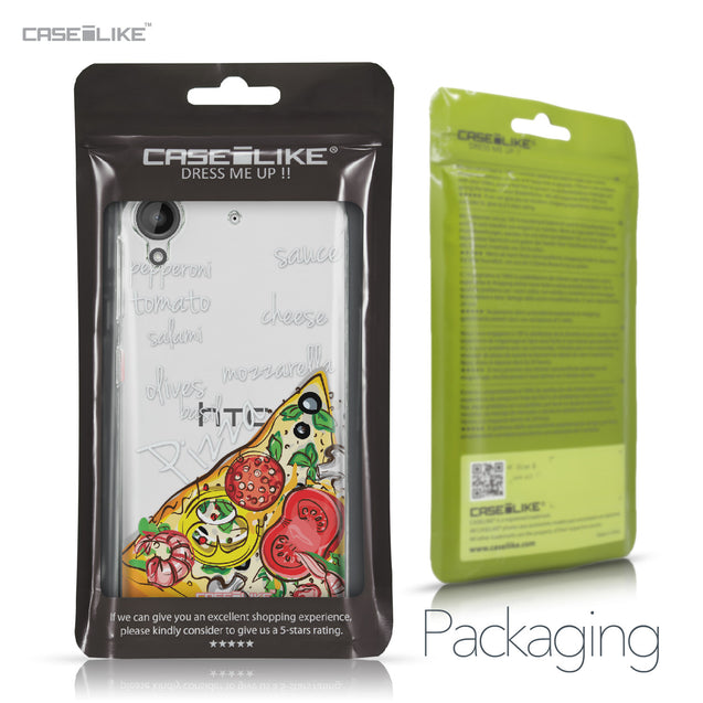HTC Desire 530 case Pizza 4822 Retail Packaging | CASEiLIKE.com