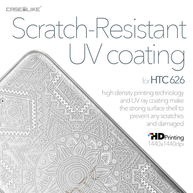 HTC Desire 626 case Indian Line Art 2061 with UV-Coating Scratch-Resistant Case | CASEiLIKE.com