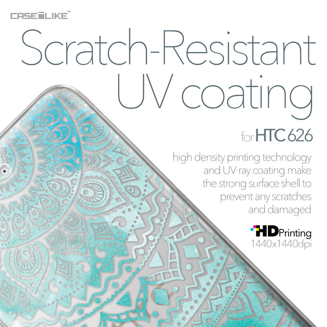 HTC Desire 626 case Indian Line Art 2066 with UV-Coating Scratch-Resistant Case | CASEiLIKE.com