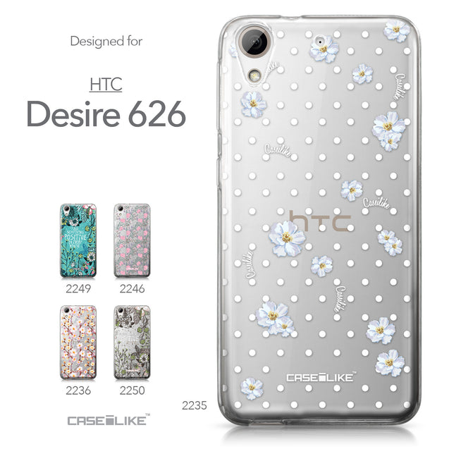 HTC Desire 626 case Watercolor Floral 2235 Collection | CASEiLIKE.com
