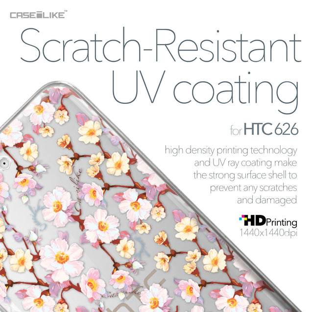 HTC Desire 626 case Watercolor Floral 2236 with UV-Coating Scratch-Resistant Case | CASEiLIKE.com