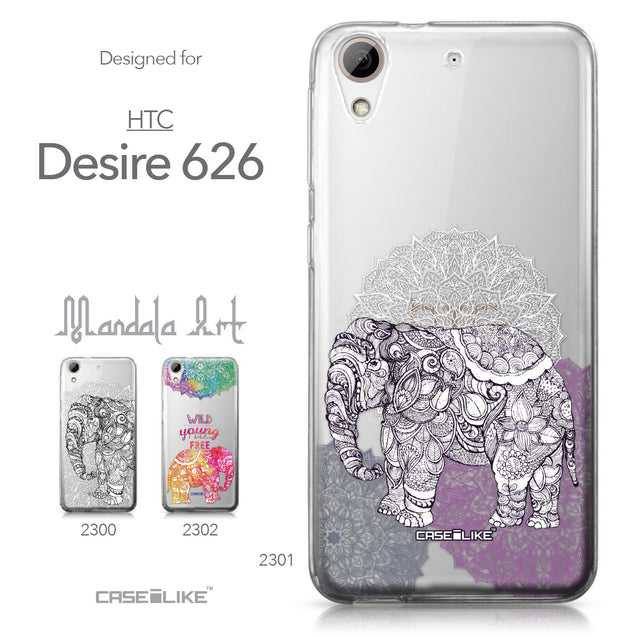 HTC Desire 626 case Mandala Art 2301 Collection | CASEiLIKE.com