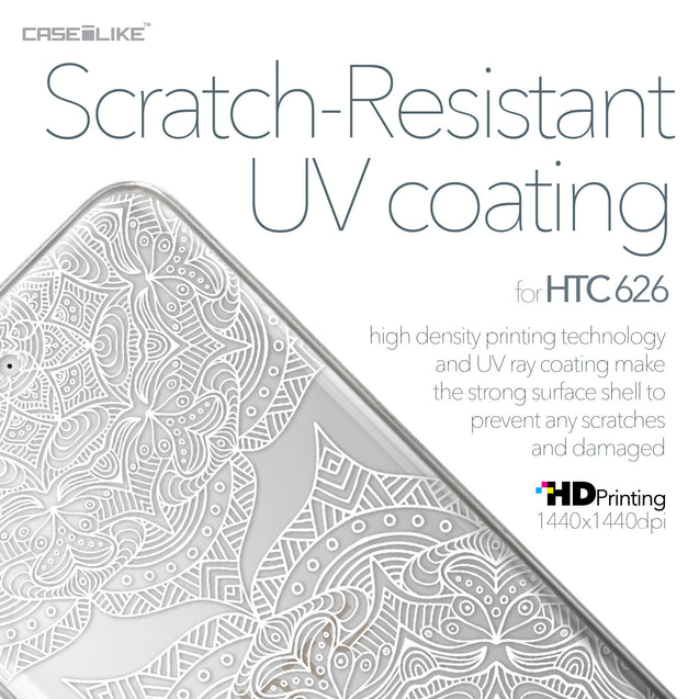 HTC Desire 626 case Mandala Art 2303 with UV-Coating Scratch-Resistant Case | CASEiLIKE.com