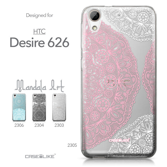 HTC Desire 626 case Mandala Art 2305 Collection | CASEiLIKE.com