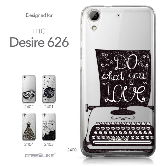 HTC Desire 626 case Quote 2400 Collection | CASEiLIKE.com