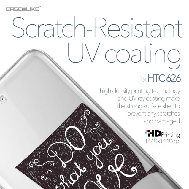 HTC Desire 626 case Quote 2400 with UV-Coating Scratch-Resistant Case | CASEiLIKE.com
