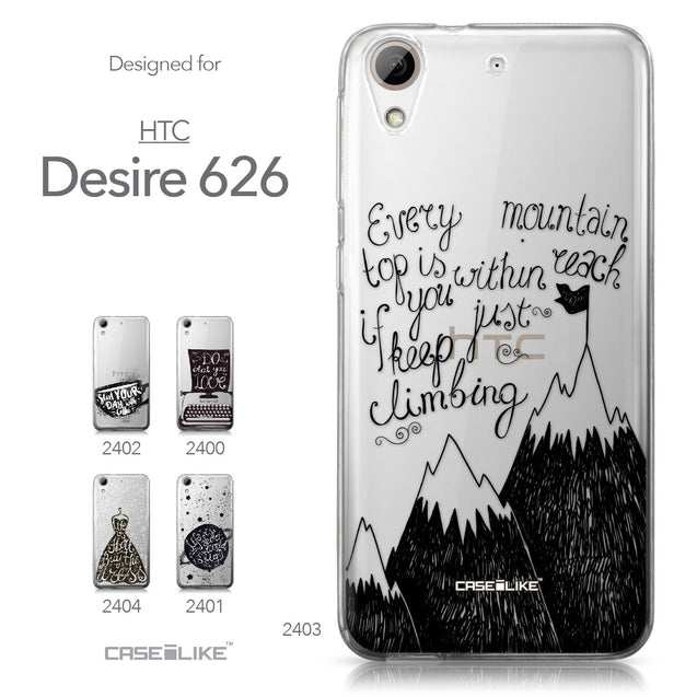 HTC Desire 626 case Quote 2403 Collection | CASEiLIKE.com