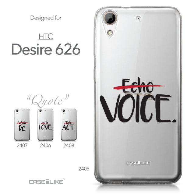 HTC Desire 626 case Quote 2405 Collection | CASEiLIKE.com