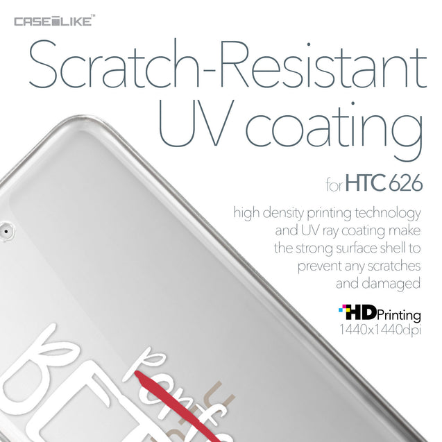HTC Desire 626 case Quote 2410 with UV-Coating Scratch-Resistant Case | CASEiLIKE.com