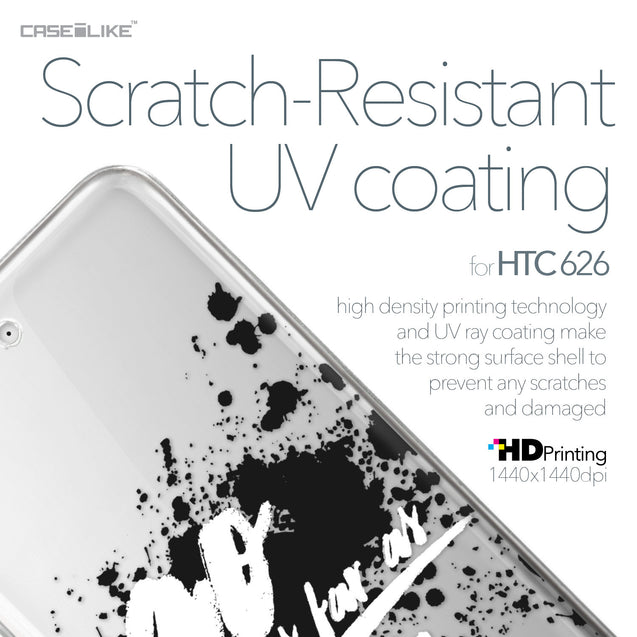 HTC Desire 626 case Quote 2415 with UV-Coating Scratch-Resistant Case | CASEiLIKE.com