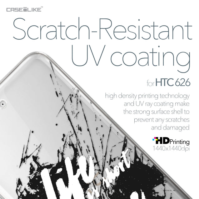 HTC Desire 626 case Quote 2416 with UV-Coating Scratch-Resistant Case | CASEiLIKE.com