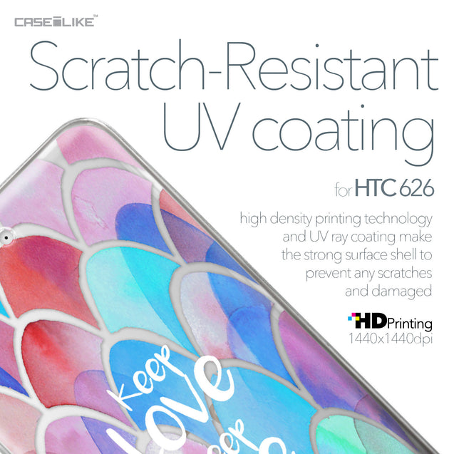 HTC Desire 626 case Quote 2417 with UV-Coating Scratch-Resistant Case | CASEiLIKE.com