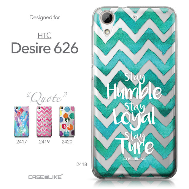 HTC Desire 626 case Quote 2418 Collection | CASEiLIKE.com