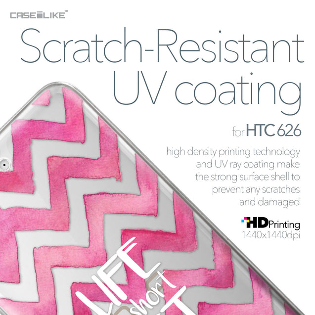 HTC Desire 626 case Quote 2419 with UV-Coating Scratch-Resistant Case | CASEiLIKE.com