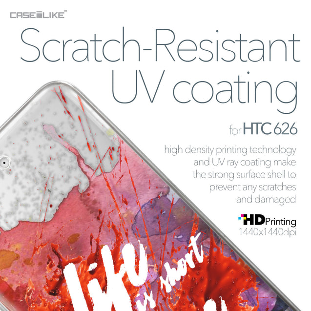 HTC Desire 626 case Quote 2423 with UV-Coating Scratch-Resistant Case | CASEiLIKE.com