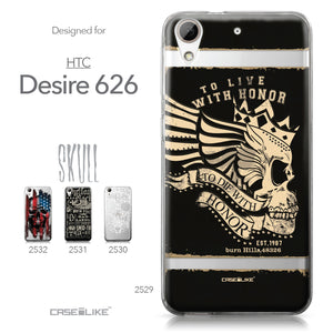 HTC Desire 626 case Art of Skull 2529 Collection | CASEiLIKE.com