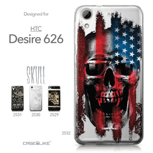 HTC Desire 626 case Art of Skull 2532 Collection | CASEiLIKE.com