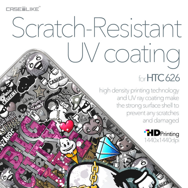 HTC Desire 626 case Graffiti 2704 with UV-Coating Scratch-Resistant Case | CASEiLIKE.com