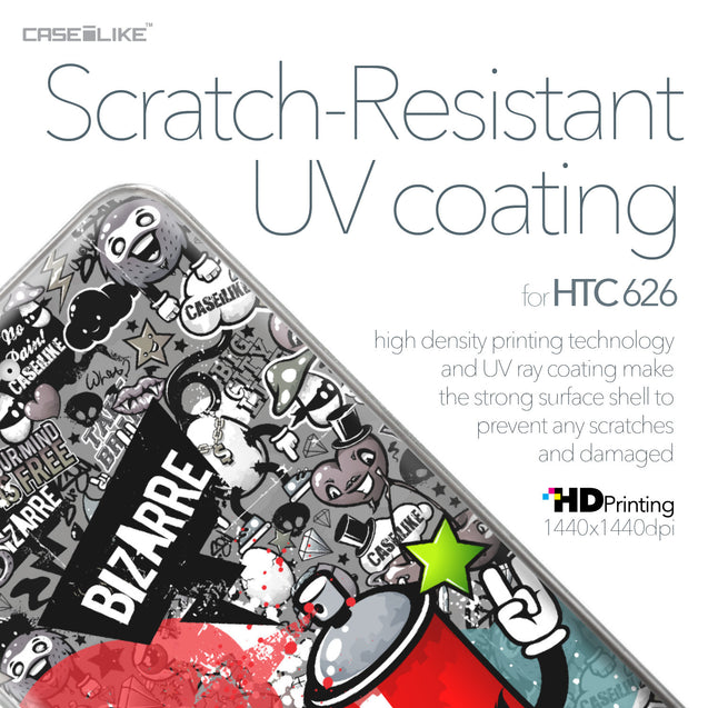 HTC Desire 626 case Graffiti 2705 with UV-Coating Scratch-Resistant Case | CASEiLIKE.com
