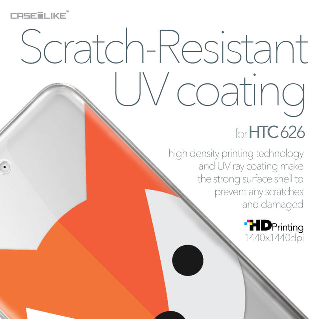 HTC Desire 626 case Animal Cartoon 3637 with UV-Coating Scratch-Resistant Case | CASEiLIKE.com
