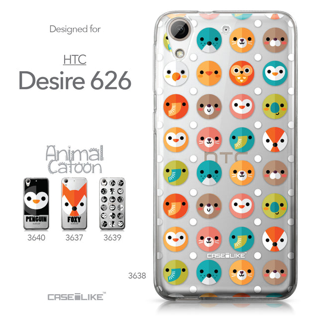 HTC Desire 626 case Animal Cartoon 3638 Collection | CASEiLIKE.com