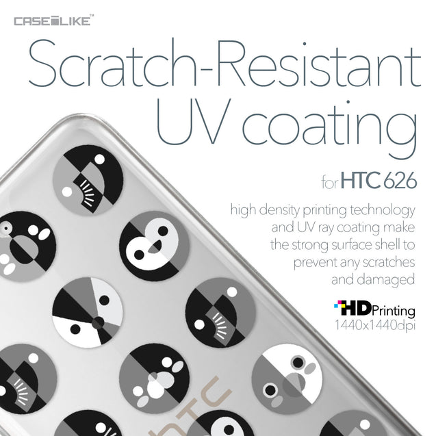 HTC Desire 626 case Animal Cartoon 3639 with UV-Coating Scratch-Resistant Case | CASEiLIKE.com