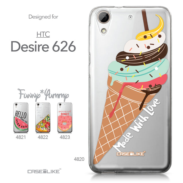 HTC Desire 626 case Ice Cream 4820 Collection | CASEiLIKE.com